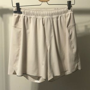 Lululemon Surge Short Lined 6” small. White opal.